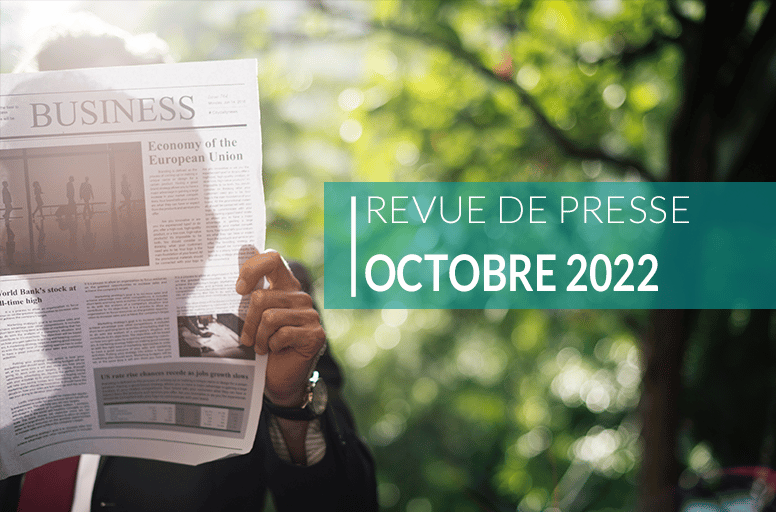 Revue de presse – octobre 2022